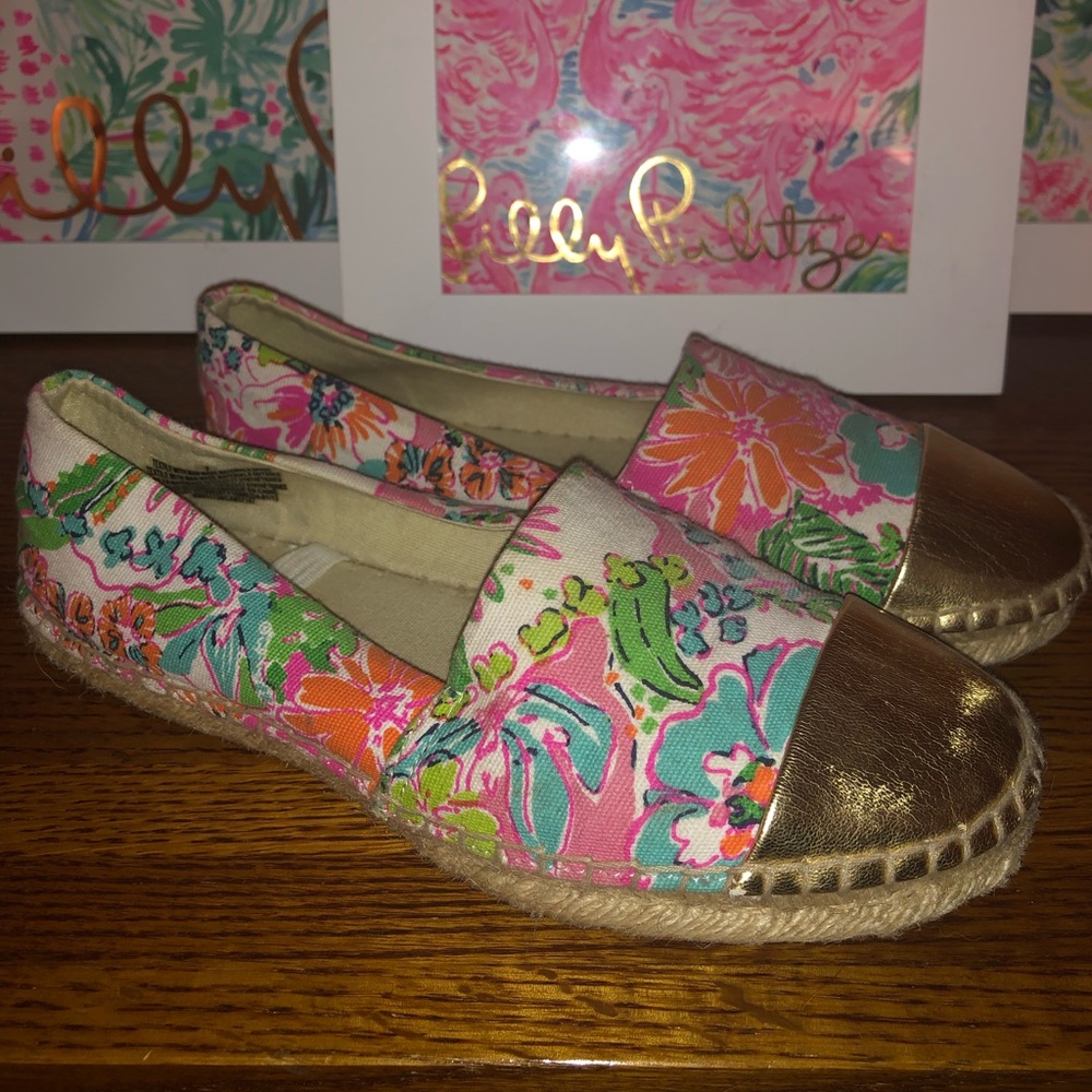 Lilly Pulitzer for Target espadrilles.